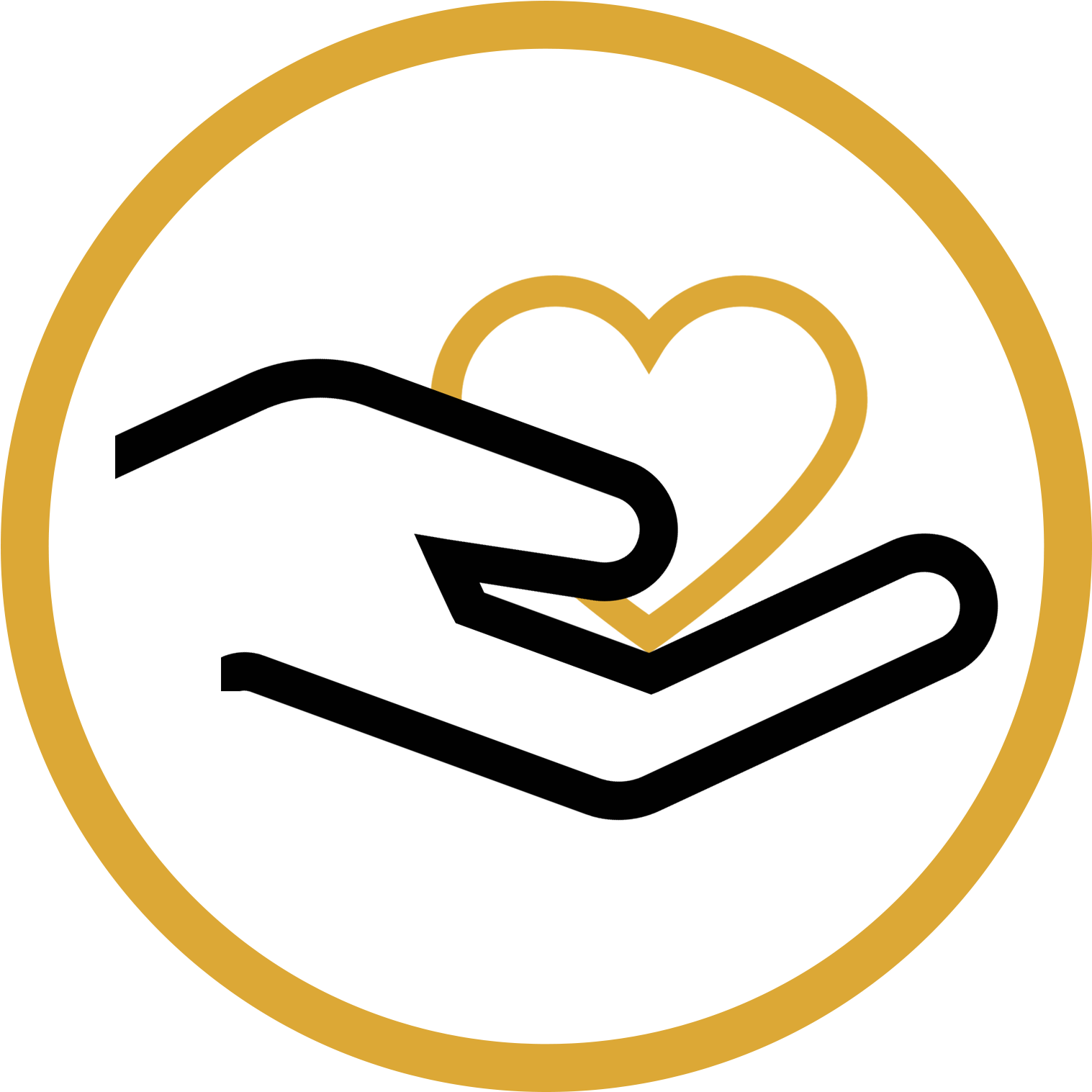 Animated Black Hand Holding A Yellow Heart Inside A - Animated Black Hand Holding A Yellow Heart Inside A (1600x1600)