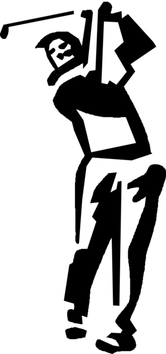 Golfer Swings Image Illustration - Golfer Swings Image Illustration (328x700)