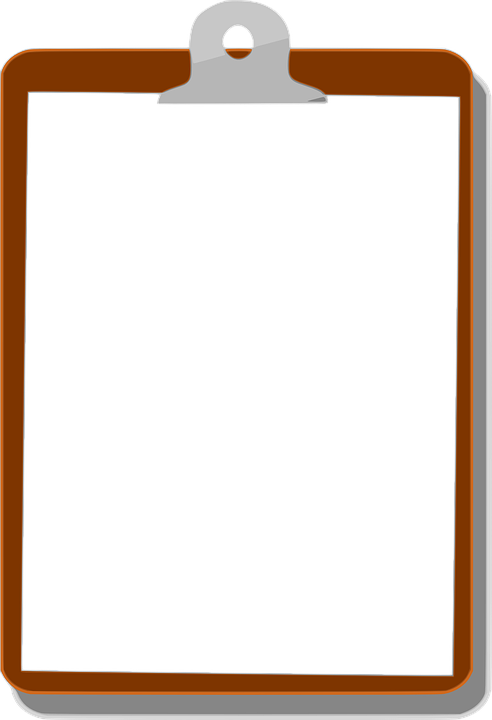 Clipboard Office Board Free Vector Graphic On - Clipboard Office Board Free Vector Graphic On (492x720)