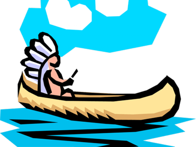 Canoe Clipart Indian Canoe - Canoe Clipart Indian Canoe (640x480)