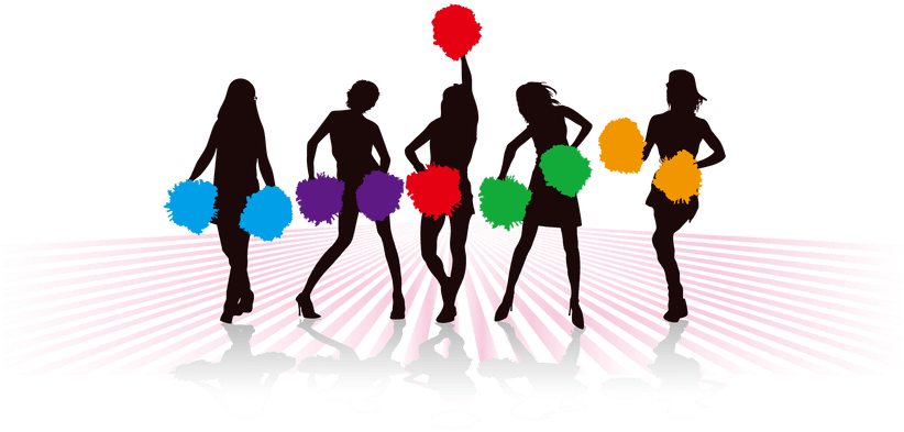 Megaphone And Pom Clipart Download Wallpaper Full - Megaphone And Pom Clipart Download Wallpaper Full (900x462)