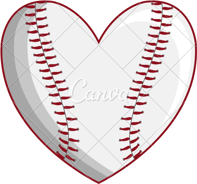 Heart Baseball Png - Heart Baseball Png (800x800)