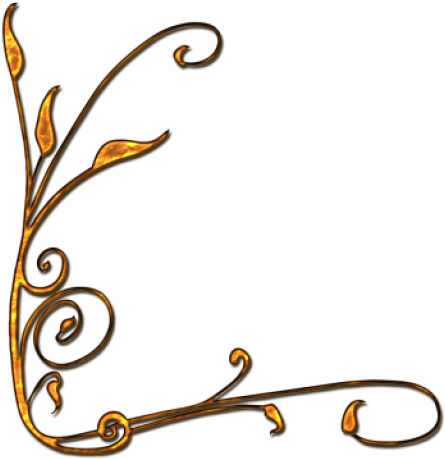 Decorative Line Gold Clipart Scroll - Decorative Line Gold Clipart Scroll (640x480)