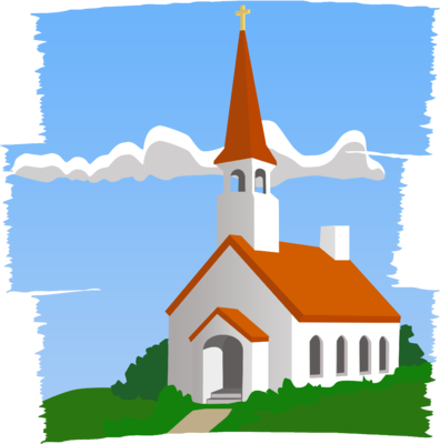 Church Brush Stroke - Church Brush Stroke (396x400)