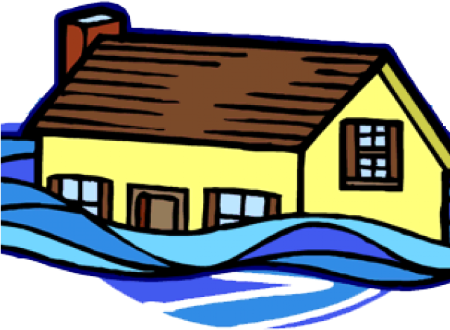 Flooded Clipart House Clip Art - Flooded Clipart House Clip Art (640x480)