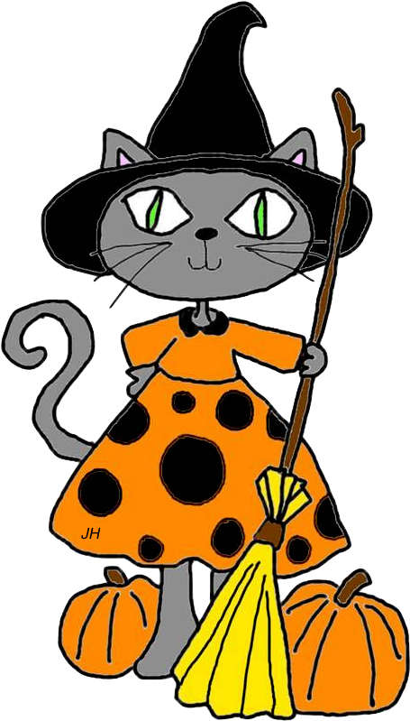 Cat Funny Ghost Free Halloween Clipart Png - Cat Funny Ghost Free Halloween Clipart Png (720x960)