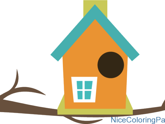 Bird House Clipart Animated Bird - Bird House Clipart Animated Bird (640x480)