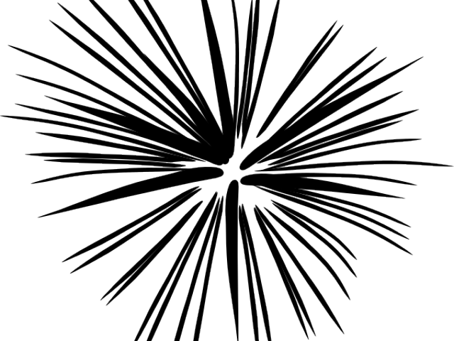 Fireworks Cliparts Black - Fireworks Cliparts Black (640x480)