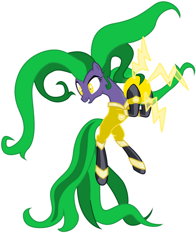 Mane-iac The Yellow Lantern By Motownwarrior01 - Mane-iac The Yellow Lantern By Motownwarrior01 (894x894)