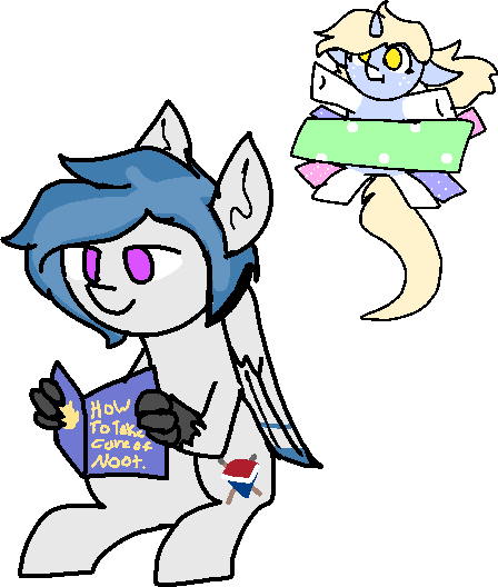 Nootaz, Babysitting, Book, Duct Tape, Hippogriff, Oc, - Nootaz, Babysitting, Book, Duct Tape, Hippogriff, Oc, (448x528)