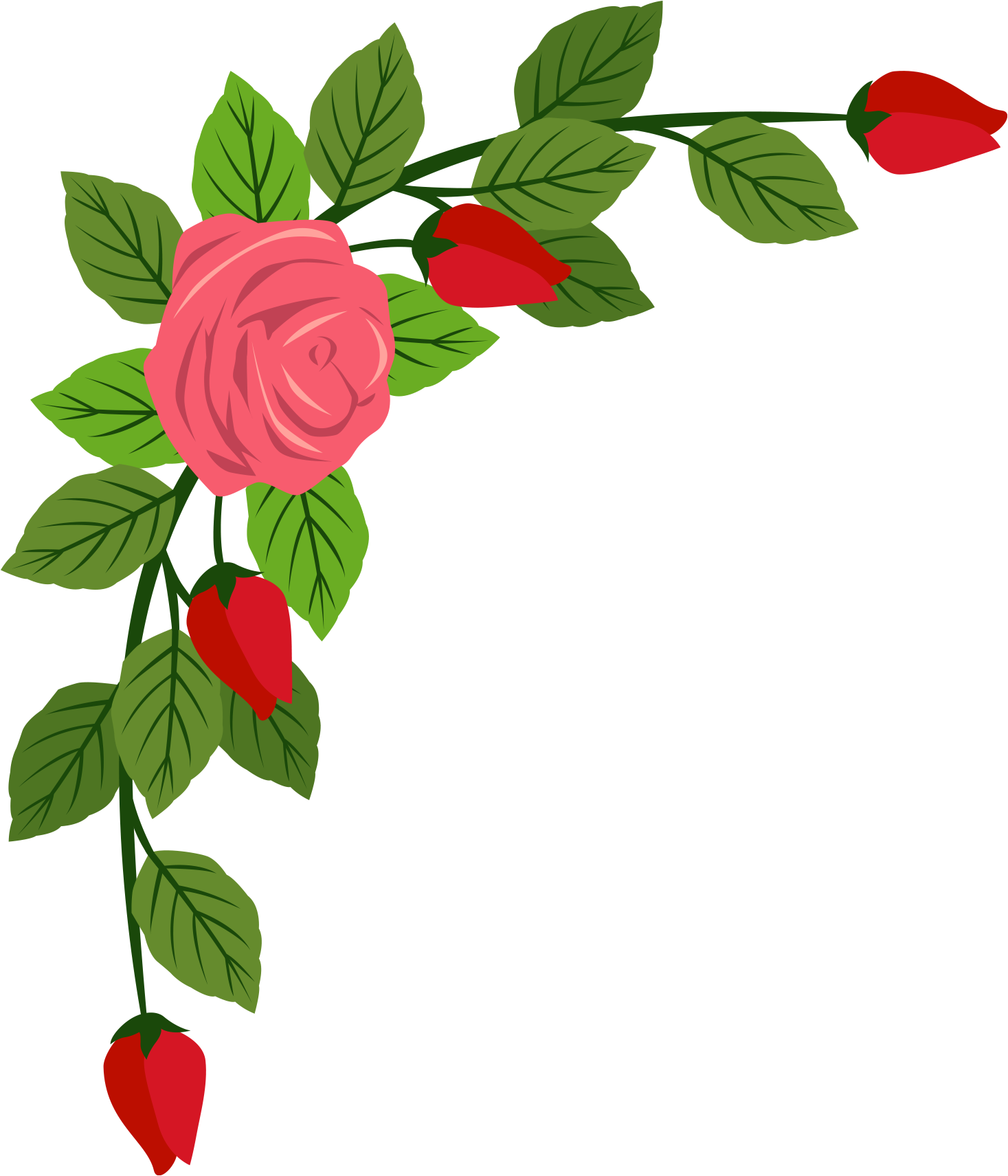 Flower Border Clipart Png - Flower Border Clipart Png (2048x2048)