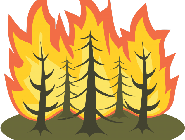 Forest Clipart Forest Fire - Forest Clipart Forest Fire (640x480)