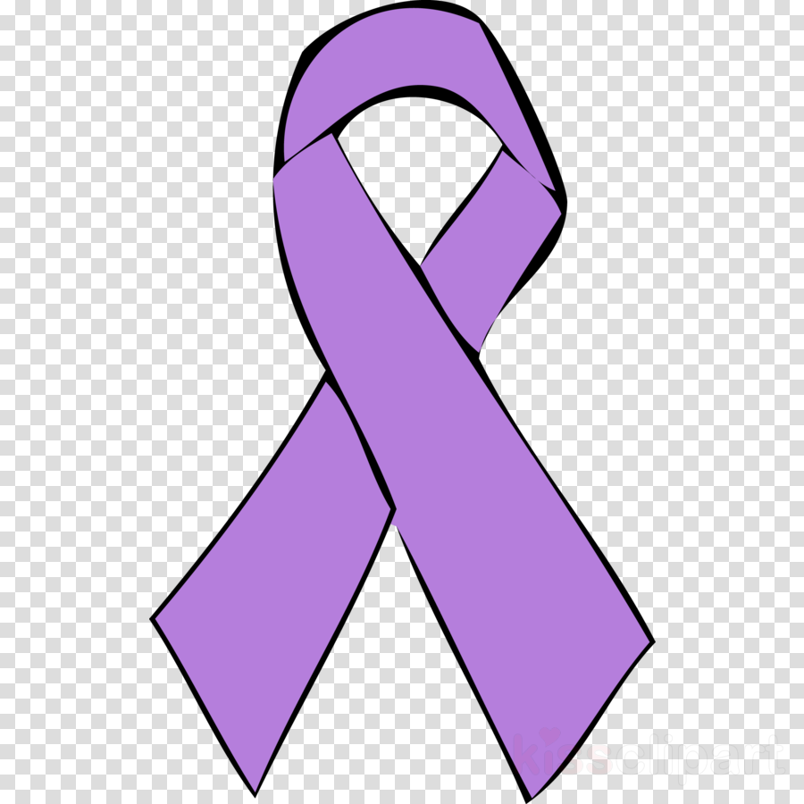 Cancer Ribbon Lavender Clipart Awareness Ribbon Cancer - Cancer Ribbon Lavender Clipart Awareness Ribbon Cancer (900x900)