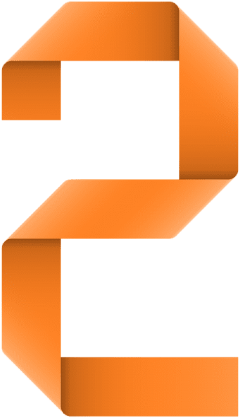 Free Png Download Ribbon Number Two Transparent Clipart - Free Png Download Ribbon Number Two Transparent Clipart (480x835)