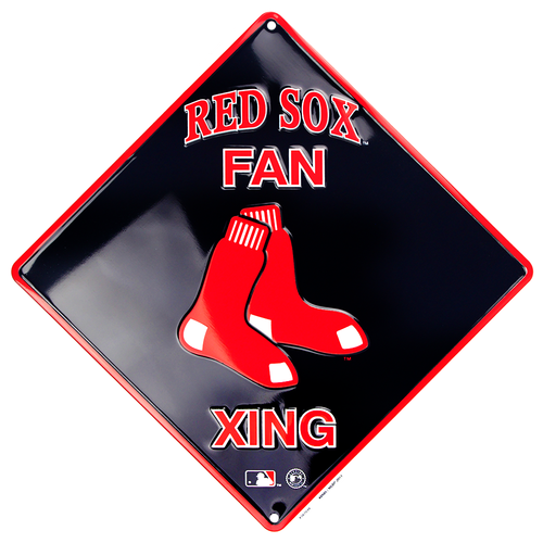 12"boston Red Sox Fan Xing Sign - 12"boston Red Sox Fan Xing Sign (500x500)