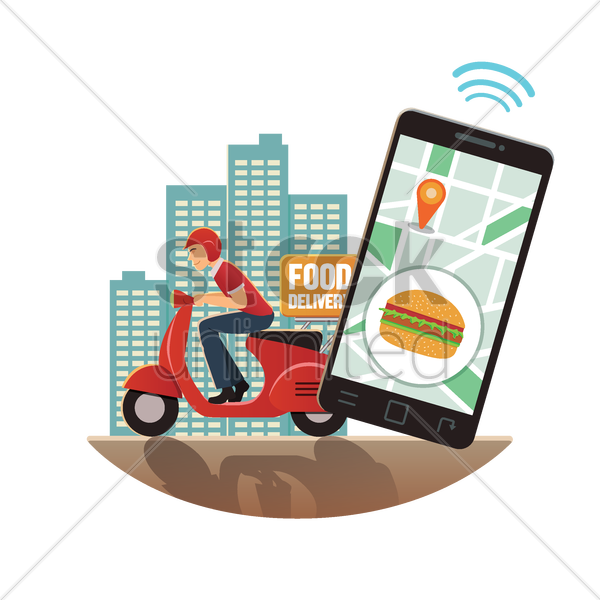 Online Ordering Concept Vector Image Stockunlimited - Online Ordering Concept Vector Image Stockunlimited (600x600)