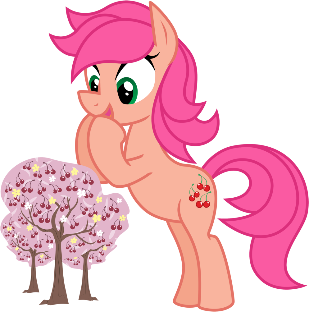 Sunley, Cherries Jubilee, Cherry Tree, Earth Pony, - Sunley, Cherries Jubilee, Cherry Tree, Earth Pony, (1024x1024)