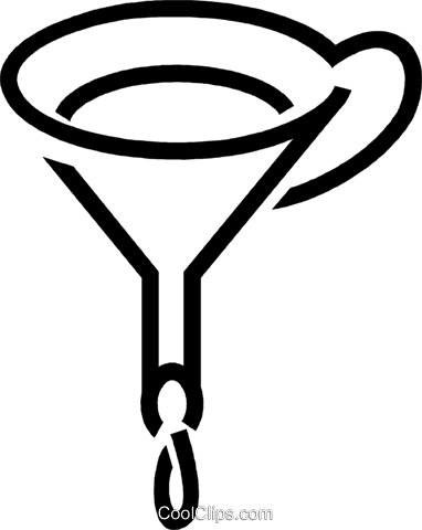 Funnel Royalty Free Vector Clip Art Illustration - Funnel Royalty Free Vector Clip Art Illustration (382x480)