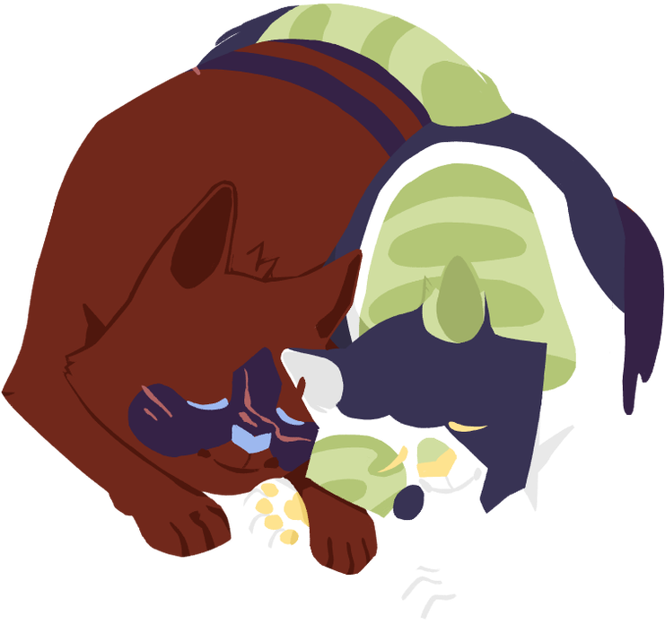 Chance And Hospice Take A Nap By Oakspine - Chance And Hospice Take A Nap By Oakspine (973x821)
