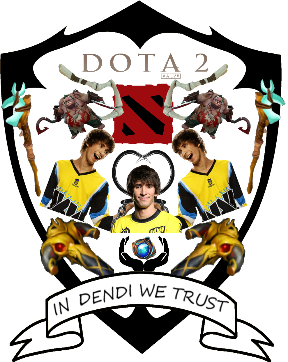 Dendi Is A Running Gag Between Friends, So I Made This - Dendi Is A Running Gag Between Friends, So I Made This (1024x1280)