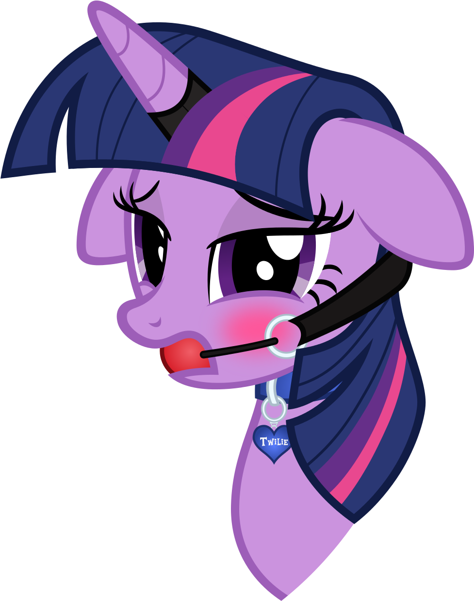 Artist Applec Ballgag Blushing Collar Cute Ⓒ - Artist Applec Ballgag Blushing Collar Cute Ⓒ (976x1280)