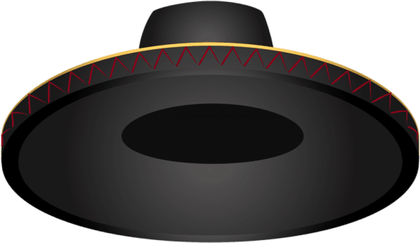 Free Png Download Black Spanish Hat Clipart Png Photo - Free Png Download Black Spanish Hat Clipart Png Photo (850x499)