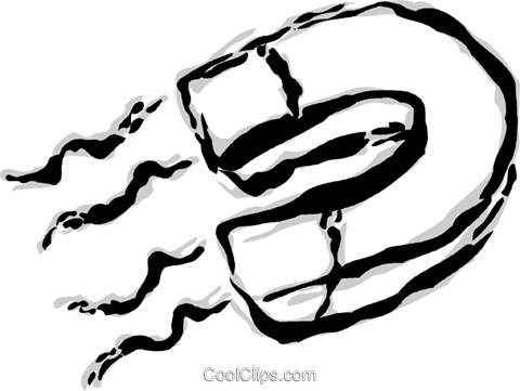 Magnet Royalty Free Vector Clip Art Illustration - Magnet Royalty Free Vector Clip Art Illustration (480x361)