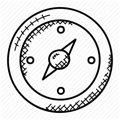 Geography Clipart Magnetic Compass - Geography Clipart Magnetic Compass (512x512)