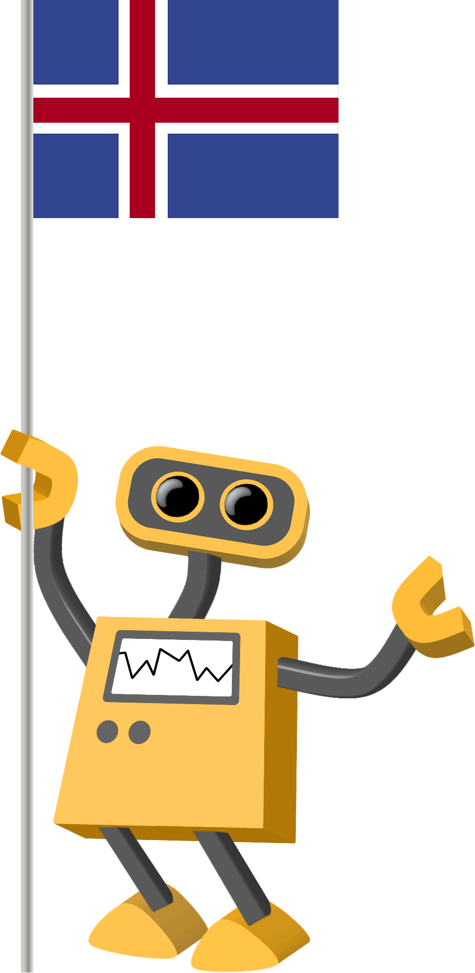 Flag Bot, Iceland - Flag Bot, Iceland (926x1896)