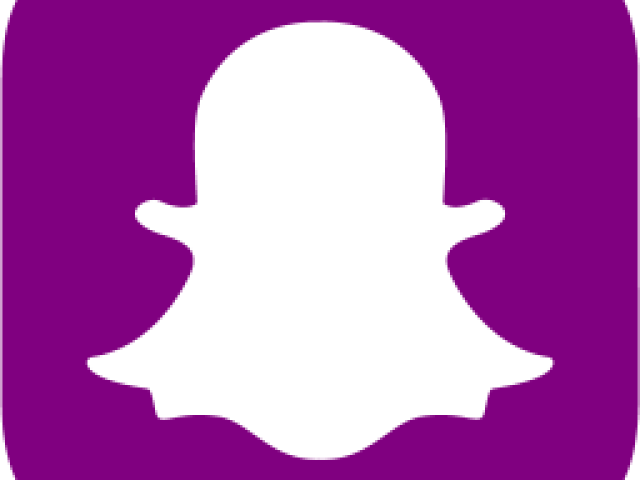 Snapchat Clipart Purple - Snapchat Clipart Purple (640x480)