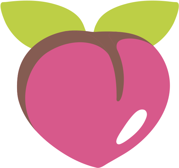Peach Svg Cartoon Fruit - Peach Svg Cartoon Fruit (600x600)