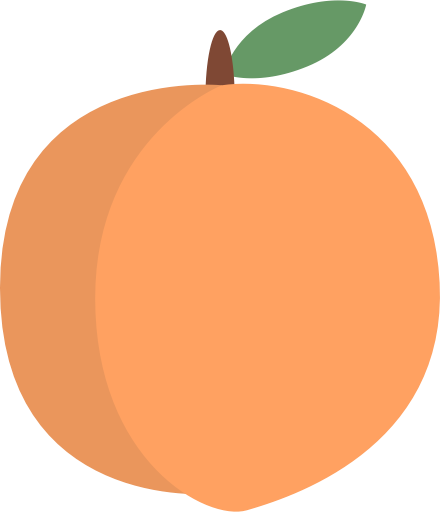 Fruit, Result, Peach Icon, Peach Character - Fruit, Result, Peach Icon, Peach Character (440x512)