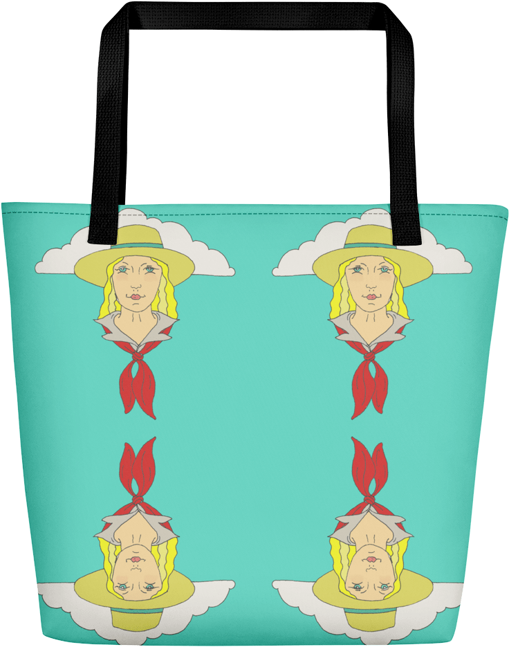 'buckarette' Beach Bag - 'buckarette' Beach Bag (1000x1000)