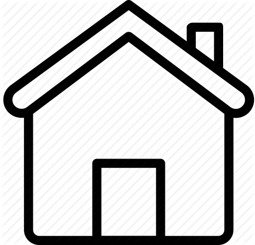 White House Clipart Plain House - White House Clipart Plain House (512x493)