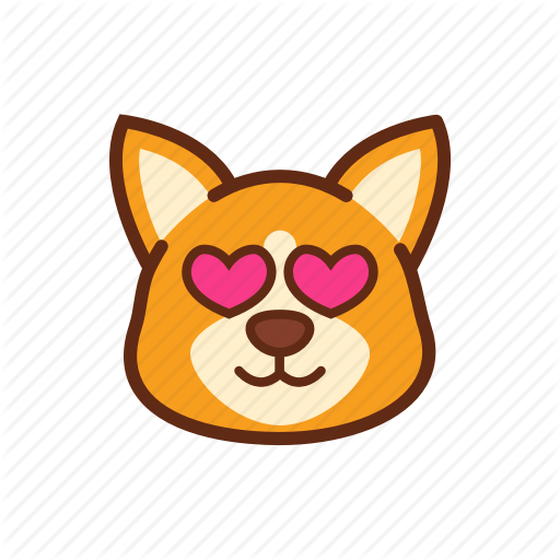 Cute Corgi Dog Emoticon - Cute Corgi Dog Emoticon (512x512)