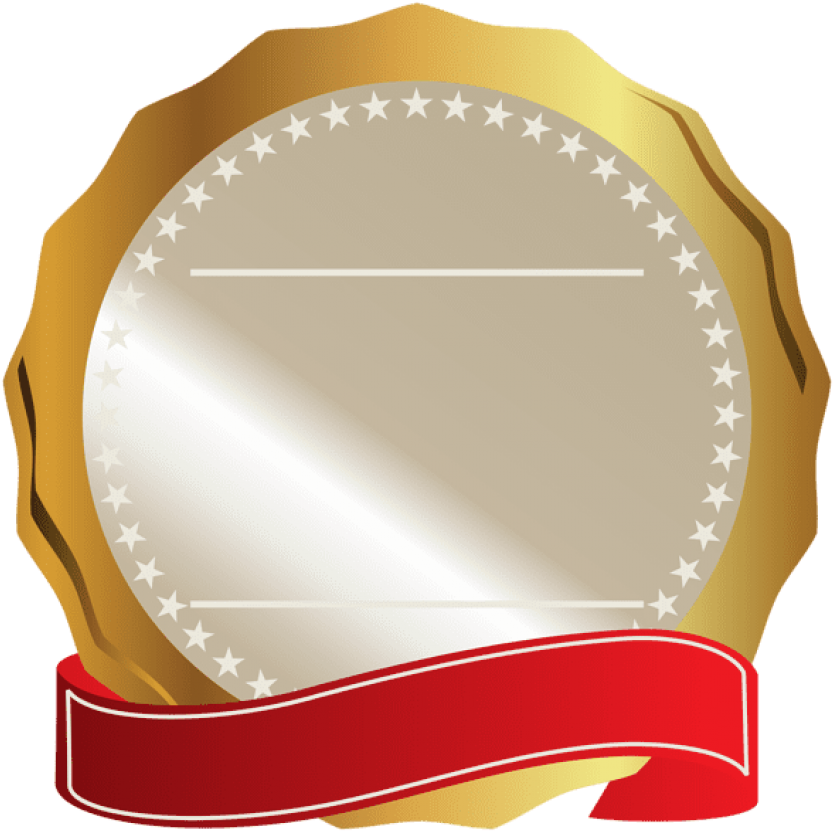 Free Png Download Gold Seal With Red Ribbon Clipart - Free Png Download Gold Seal With Red Ribbon Clipart (850x848)