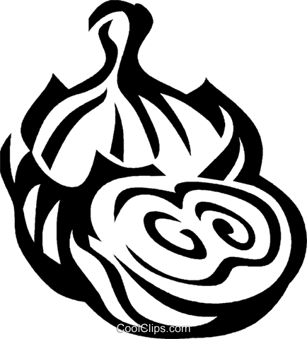 Onions Royalty Free Vector Clip Art Illustration - Onions Royalty Free Vector Clip Art Illustration (434x480)