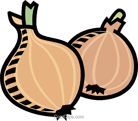 Onions Royalty Free Vector Clip Art Illustration - Onions Royalty Free Vector Clip Art Illustration (480x421)