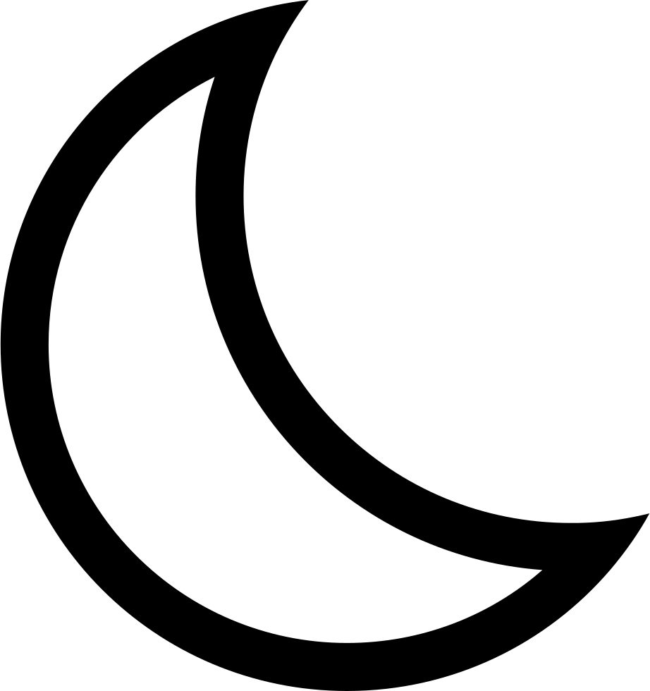 Moon Outline Png - Moon Outline Png (922x980)
