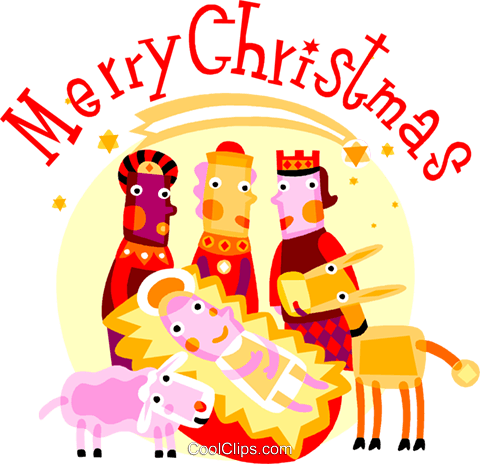 Wise Men With Baby Jesus And Animals Royalty Free Vector - Wise Men With Baby Jesus And Animals Royalty Free Vector (480x464)
