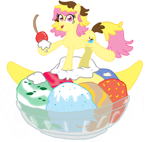 Banana Split Clipart - Banana Split Clipart (500x484)