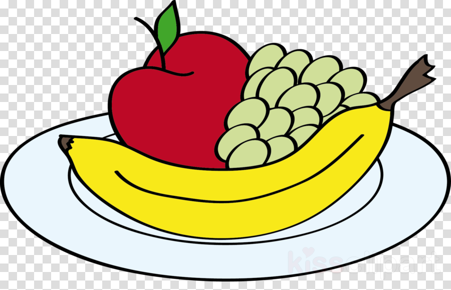 Teller Mit Essen Clipart Plate Fruit Clip Art - Teller Mit Essen Clipart Plate Fruit Clip Art (900x580)
