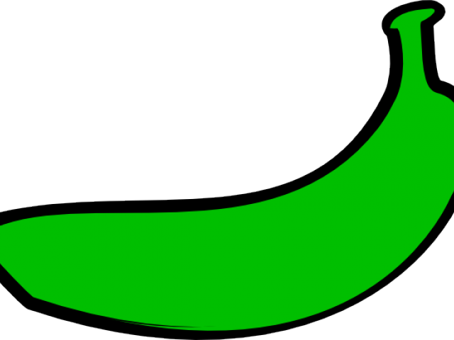 Banana Clipart Green Banana - Banana Clipart Green Banana (640x480)