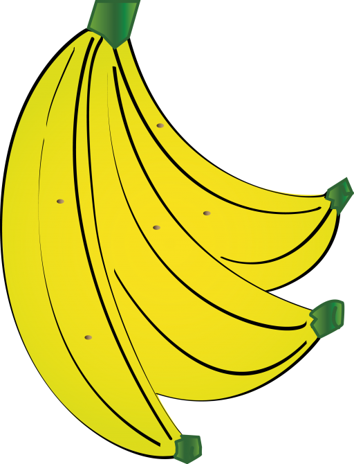 Banana Clipart Icon - Banana Clipart Icon (512x670)