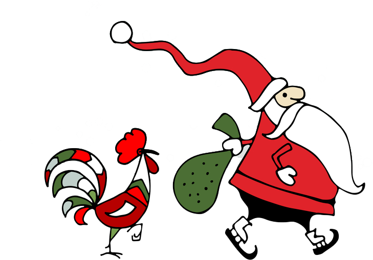 Snowman And Santa Claus Png - Snowman And Santa Claus Png (1000x1000)
