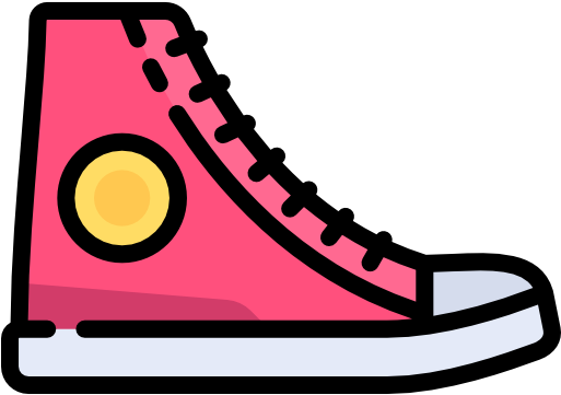 Converse Clipart Shoe Design - Converse Clipart Shoe Design (512x512)