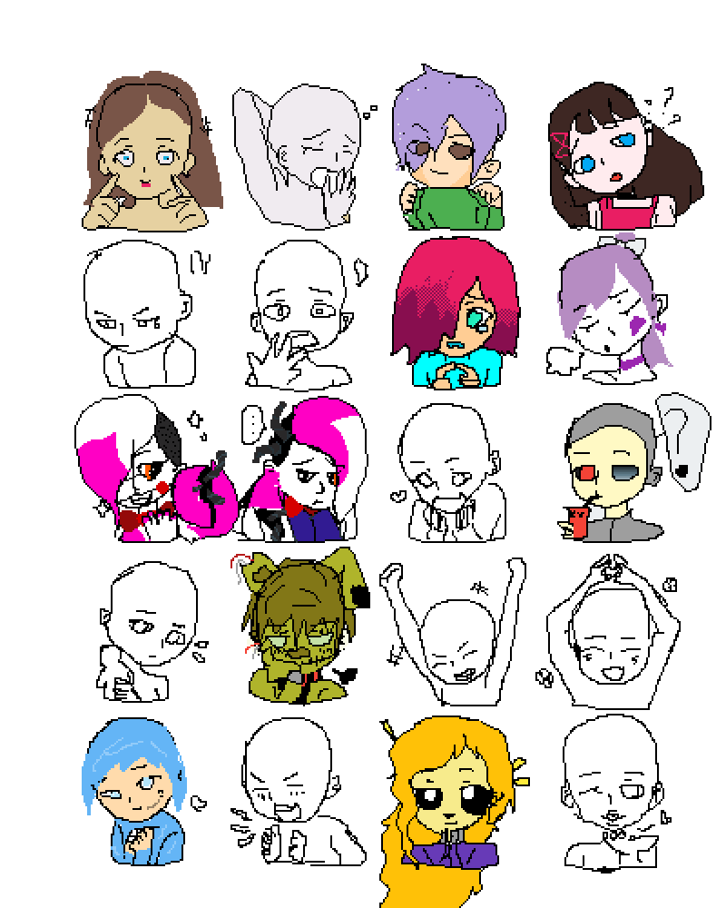 Choose Any Blank One To Draw By Frost-bite - Choose Any Blank One To Draw By Frost-bite (800x1000)