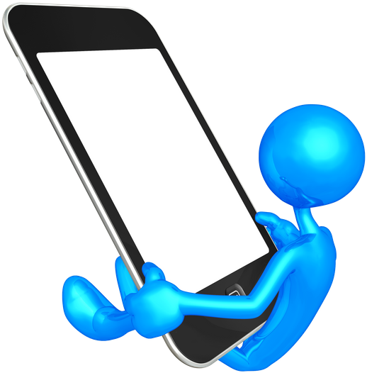 Smartphone Or Tablet On Holster - Smartphone Or Tablet On Holster (550x550)