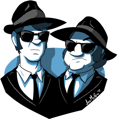 The Blues Brothers By Joemcgro On Deviantart Students - The Blues Brothers By Joemcgro On Deviantart Students (500x494)