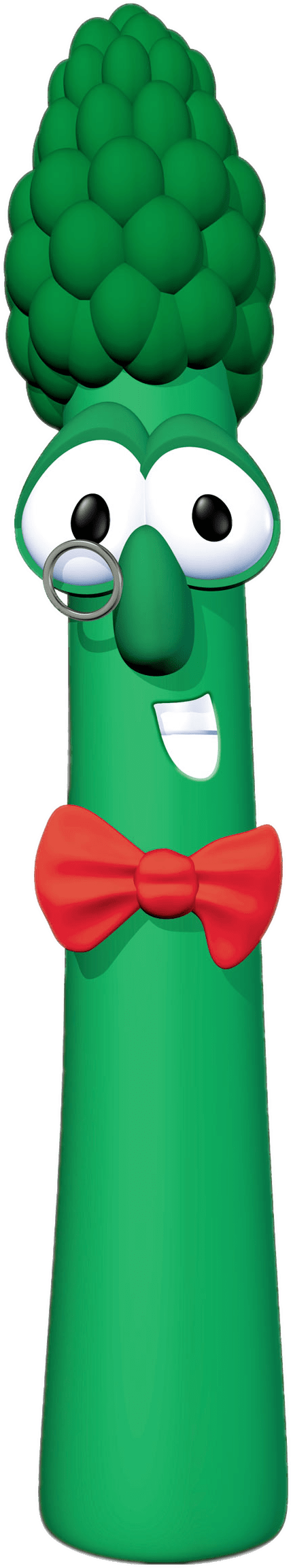 Archibald Asparagus With Red Bow Tie - Archibald Asparagus With Red Bow Tie (1112x2332)